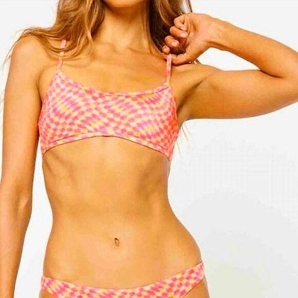 L* SPACE Bikini Top Pamela Heat Wave Size S • NEW WITH TAGS • - Picture 1 of 6